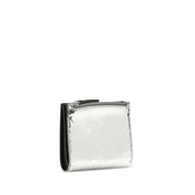 Margiela Silver Calf Leather Bos Taurus Wallet