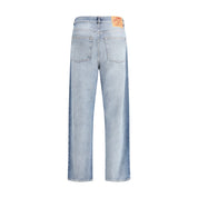 Magliano Blue Cotton Relaxed Fit Jeans