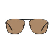 Polaroid Gray Stainless Steel Sunglasses