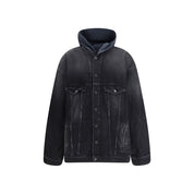 Balenciaga Black Cotton Denim Jacket