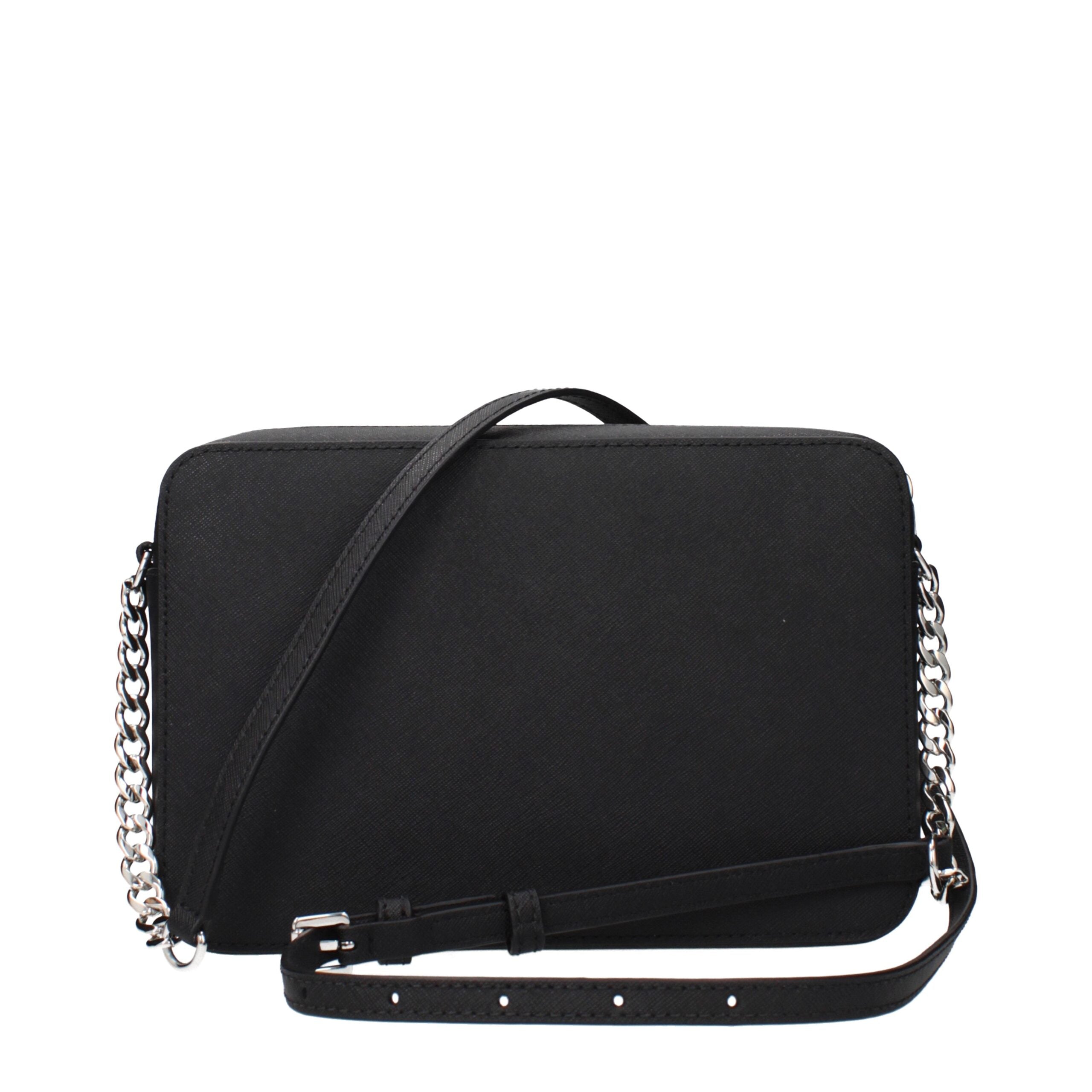Michael Kors Black Leather Crossbody Bag
