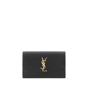 Saint Laurent Black Calf Leather Bos Taurus Shoulder Bag