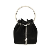 Jimmy Choo Black Silk Backet Bag