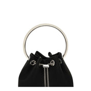 Jimmy Choo Black Silk Backet Bag