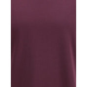Brunello Cucinelli Purple Cotton T-Shirt