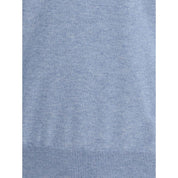Brunello Cucinelli Light Blue Cashmere Cashmere Sweater