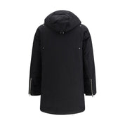 Moose Knuckles Black Cotton Parka