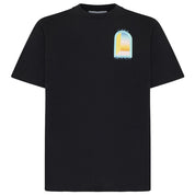 Casablanca Black Cotton T-Shirt