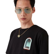 Casablanca Black Cotton T-Shirt