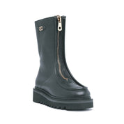 Salvatore Ferragamo Black Calfskin Boots