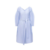 Stella McCartney Blue Cotton Casual Dress