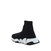 Balenciaga Black Polyester Athletic Sneakers