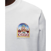 Casablanca White Cotton T-Shirt