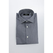 Baldinini Trend Blue Cotton Men's Shirt