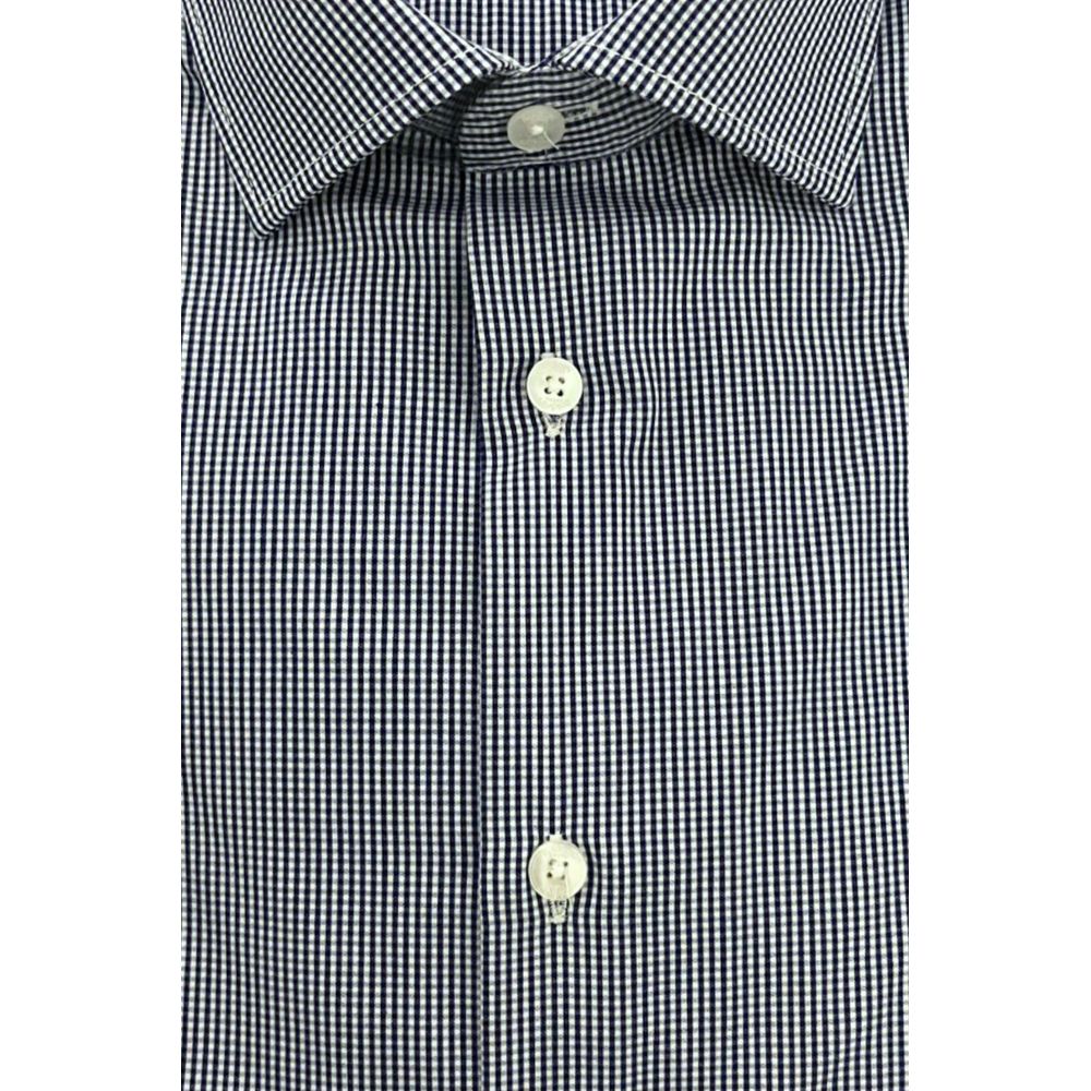 Baldinini Trend Blue Cotton Men's Shirt