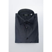 Baldinini Trend Black Cotton Men's Shirt