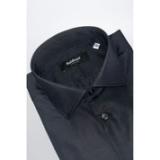 Baldinini Trend Black Cotton Men's Shirt