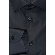 Baldinini Trend Black Cotton Men's Shirt