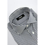 Baldinini Trend Blue Cotton Men Shirt