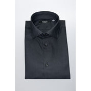 Baldinini Trend Black Cotton Men Shirt