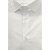 Baldinini Trend White Cotton Men Shirt