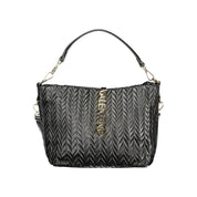 Mario Valentino Black Polyurethane Women's Shoulder Bag