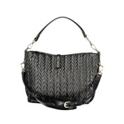 Mario Valentino Black Polyurethane Women's Shoulder Bag
