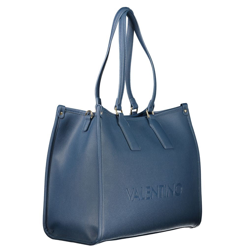 Mario Valentino Blu Polyurethane Women Handbag