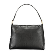 Mario Valentino Black Polyurethane Women Shoulder Bag