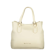 Mario Valentino Beige Polyurethane Women Handbag