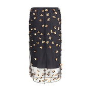 Forte_Forte Black Polyamide Long Skirt