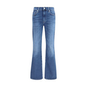 Citizens of Humanity Blue Cotton Flared Jeans