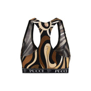 Emilio Pucci Multicolor Polyamide Sport Bra