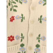 Baziszt Beige Alpaca Vicugna Pacos Cardigan