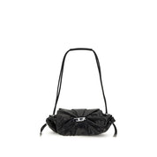 Diesel Black Calf Leather Bos Taurus Shoulder Bag