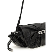 Diesel Black Calf Leather Bos Taurus Shoulder Bag