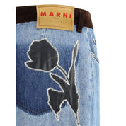 Marni Light Blue Cotton Jeans Denim