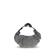 Diesel Silver Cotton Shoulder Bag