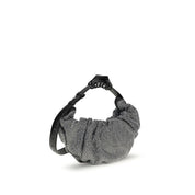 Diesel Silver Cotton Shoulder Bag