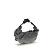 Diesel Silver Cotton Shoulder Bag