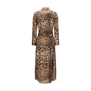 Ella Multicolor Silk Casual Dress