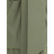 Ella Green Silk Casual Dress