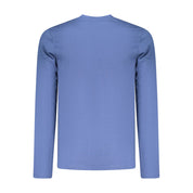 Coveri Moving Blue Cotton Men T-Shirt