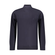 Coveri Moving Blue Nylon Men Sweater