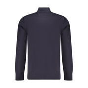 Coveri Moving Blue Nylon Men Sweater