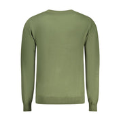 Accademia Militare Green Cotton Men Sweater