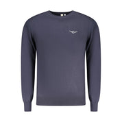 Accademia Militare Blue Cotton Men Sweater