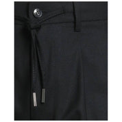 Herno Black Elastane Casual Pants