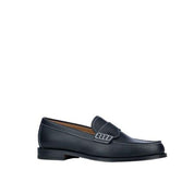 Dior Black Calfskin Slip-On Loafers