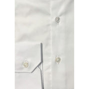 Bagutta White Cotton Men Shirt
